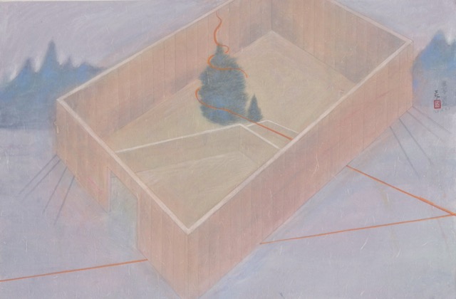 1792553363682760.jpeg 庭院 90x60cm 纸本岩彩 2014中.jpeg